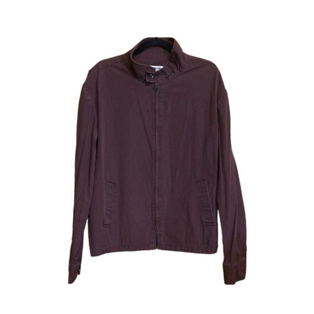 Vintage Fink Classics Jacket  Mens Light Casual XL/TG Solid Zipper Long Sleeve.